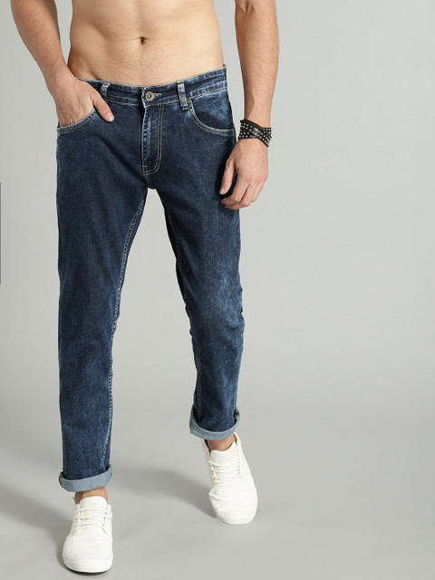 

Roadster Men Blue Skinny Fit Mid-Rise Clean Look Stretchable Jeans