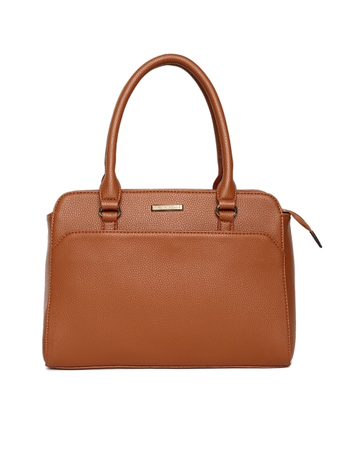 

David Jones Tan Solid Shoulder Bag