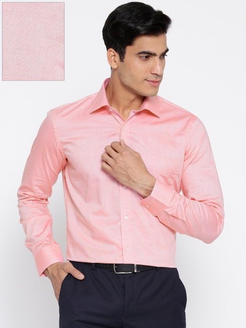 

Van Heusen Men Pink Slim Fit Casual Shirt, Na