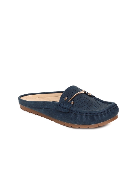 

CODE by Lifestyle Women Navy Blue Solid Flat Shoes