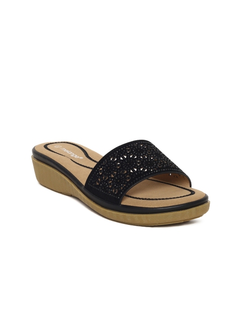 

Melange by Lifestyle Women Black Sandals