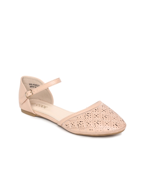 

CODE by Lifestyle Women Beige Solid Synthetic Flat Shoes