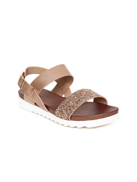 

Ginger by Lifestyle Women Rose Gold Solid Synthetic Flats