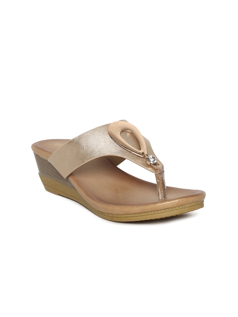 

CODE by Lifestyle Women Gold-Toned Solid Heels