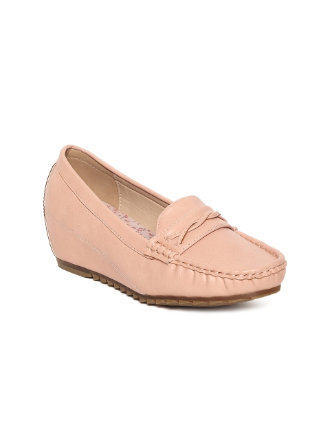 

Ginger by Lifestyle Women Pink Heeled Loafers