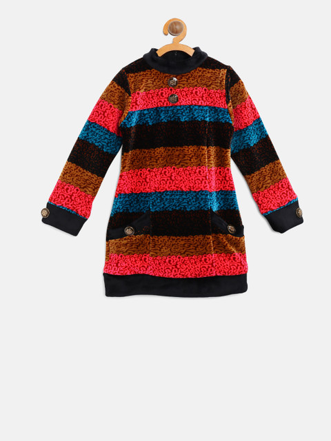 

Tiny Girl Multicoloured Striped Sheath Dress, Multi