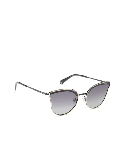 

Polaroid Women Polarised Cateye Sunglasses PLD 4056/S J5G 58WJ, Grey