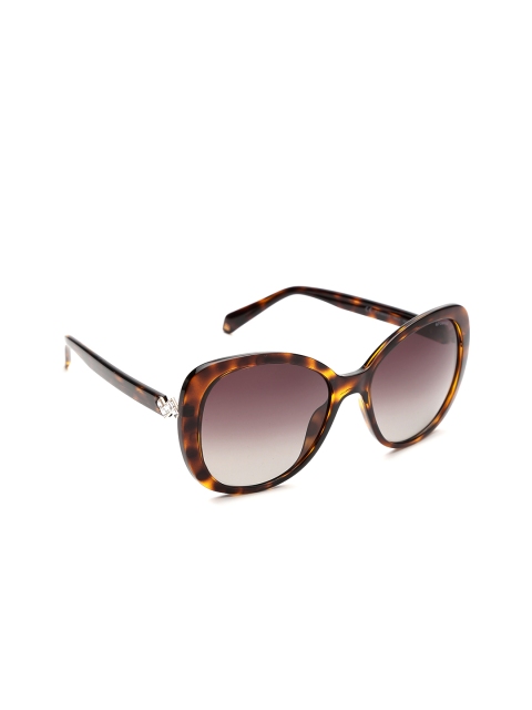 

Polaroid Women Polarised Butterfly Sunglasses 4063/S/X 086 56LA, Brown