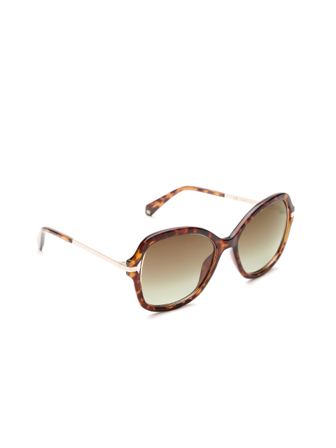 

Polaroid Women Polarised Oversized Sunglasses PLD 4068/S 086 55LA, Brown
