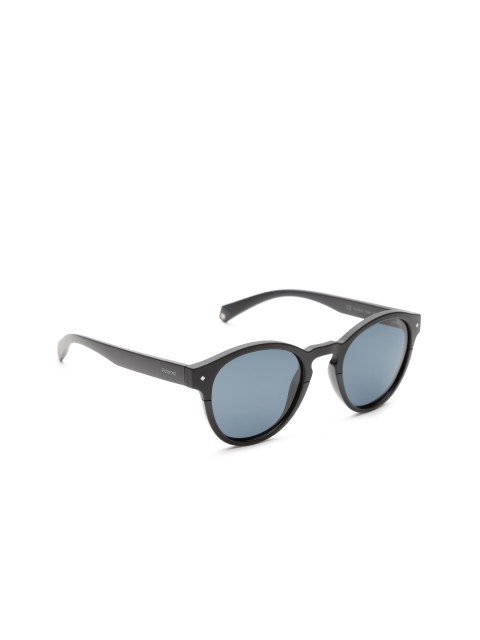 

Polaroid Unisex Polarised Oval Sunglasses 6042/S 807 49M9, Blue
