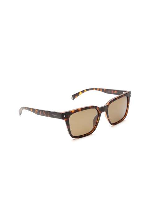 

Polaroid Unisex Polarised Square Sunglasses 6044/S 086 52SP, Brown