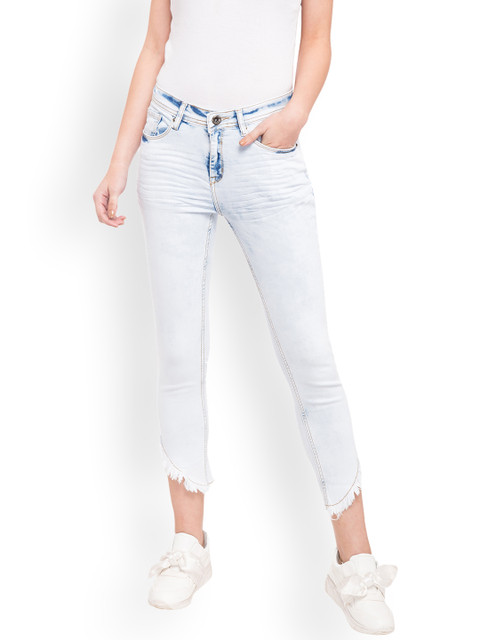 

Globus Women Blue Skinny Fit Mid-Rise Clean Look Stretchable Jeans