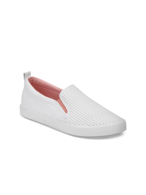 

Red Tape Women White Slip On Sneakers