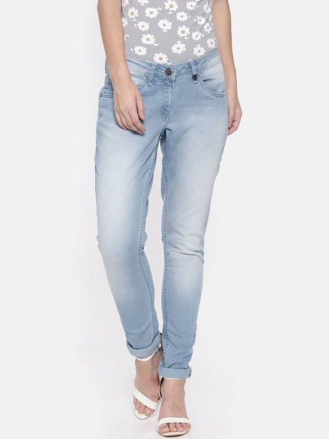 

Park Avenue Woman Women Blue Super Skinny Fit Mid-Rise Clean Look Stretchable Jeans