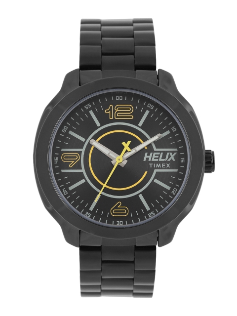 

Helix Men Black Analogue Watch TW018HG11