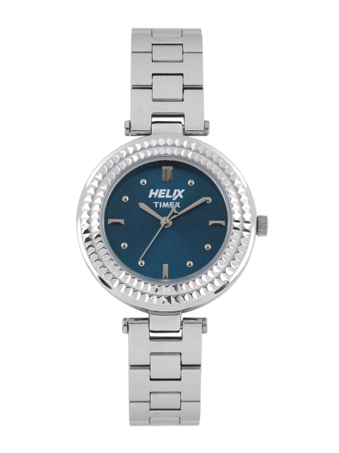 

Helix Women Turquoise Blue Printed Analogue Watch TW033HL04
