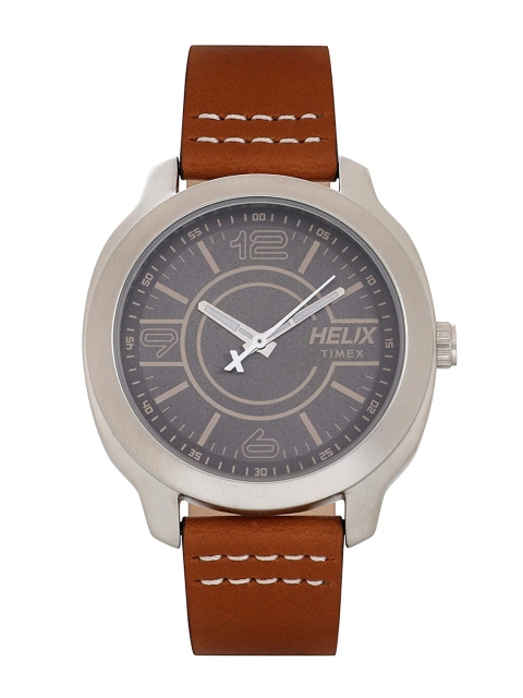 

Helix Men Grey & Beige Analogue Watch TW018HG08
