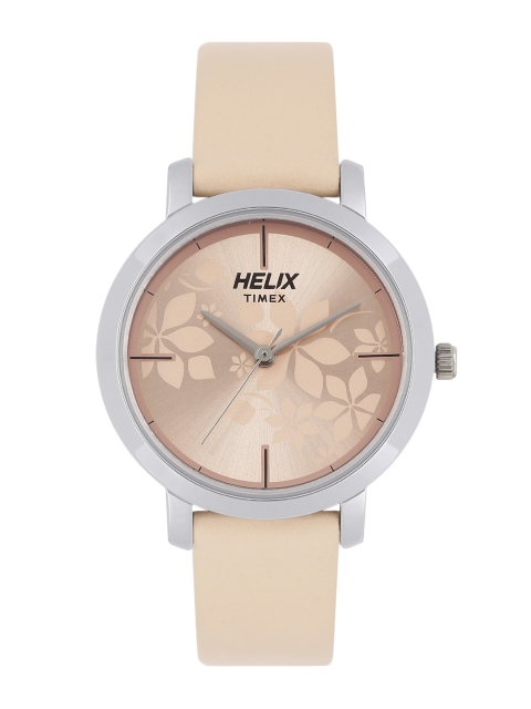 

Helix by Timex Women Rose Gold-Toned Analogue Watch TW024HL17