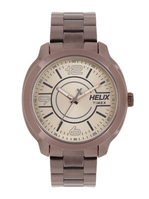 

Helix Men Gold-Toned Analogue Watch TW018HG12