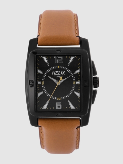 

Helix Men Black Analogue Watch TW030HG02