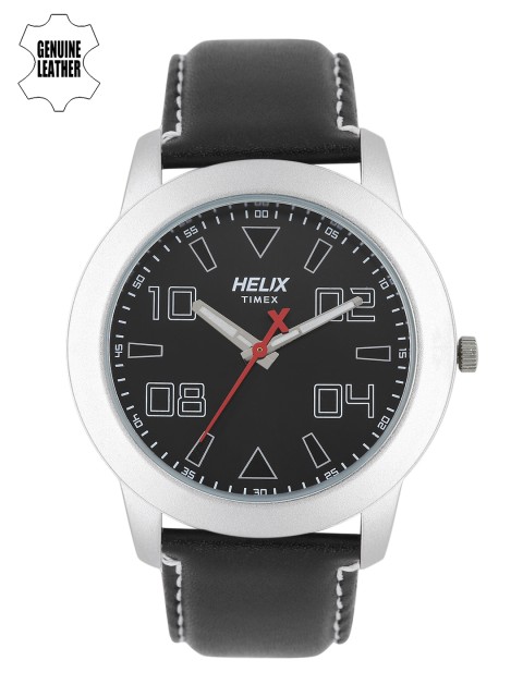 

Helix Men Black Analogue Watch TW028HG01