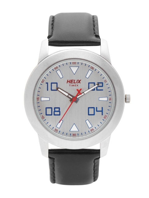 

Helix Men Silver-Toned Analogue Watch TW028HG02
