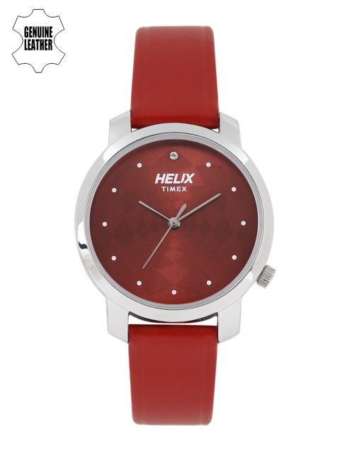

Helix by Timex Women Red Analogue Watch TW032HL02