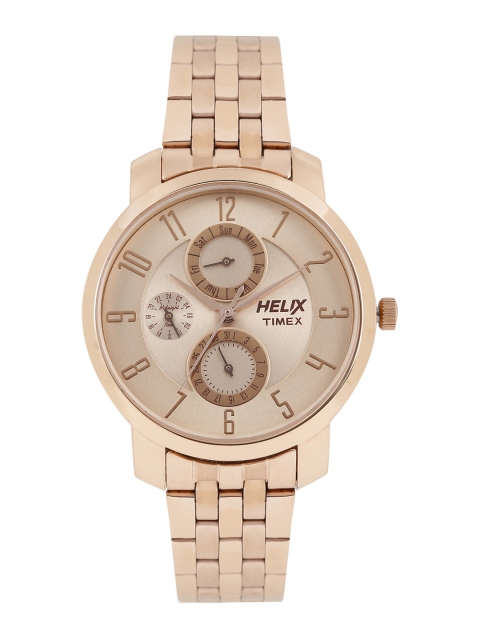 

Helix Women Beige Analogue Watch TW032HL17