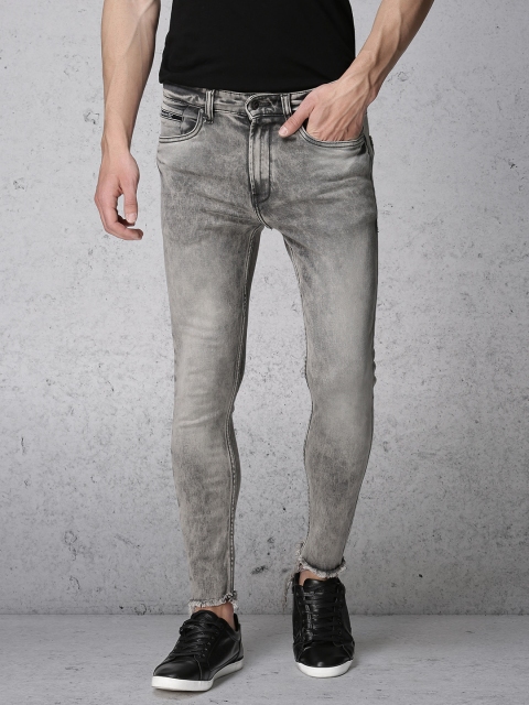 

Ecko Unltd Men Grey Slim Fit Mid-Rise Clean Look Stretchable Jeans