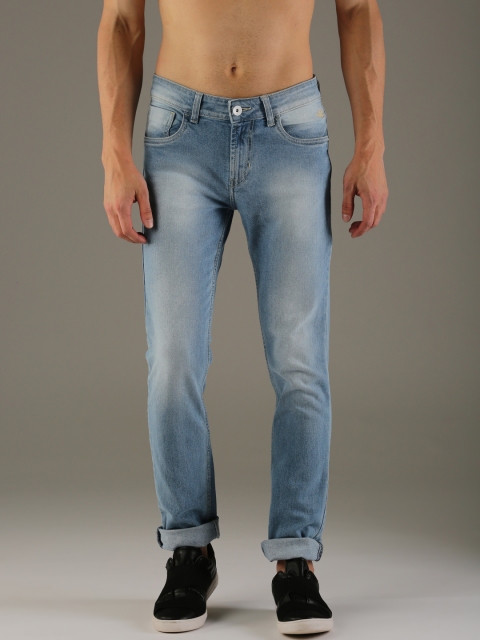 

Flying Machine Men Blue Slim Fit Mid-Rise Clean Look Stretchable Jeans
