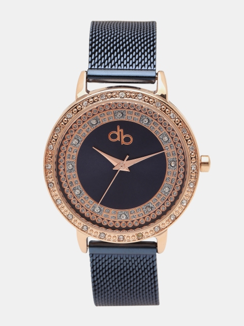 

DressBerry Women Navy Blue Analogue Watch P017