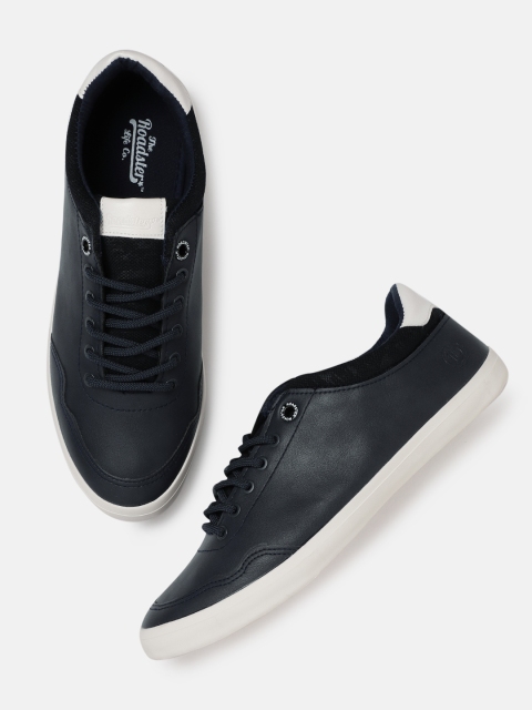 

Roadster Men Navy Blue Slip-On Sneakers