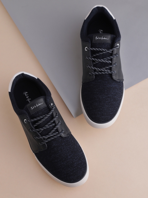 

Mast & Harbour Men Navy Blue Sneakers