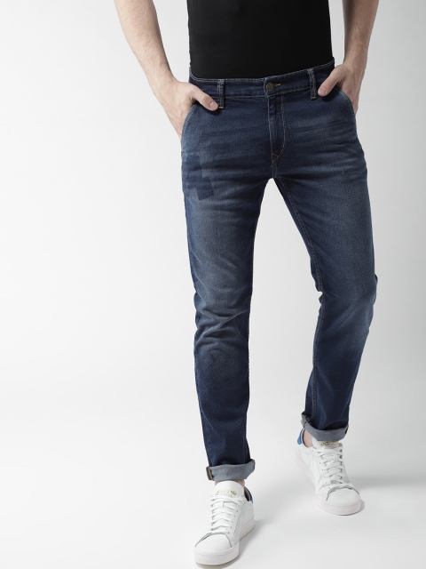 

Harvard Men Blue Slim Fit Mid-Rise Clean Look Stretchable Jeans