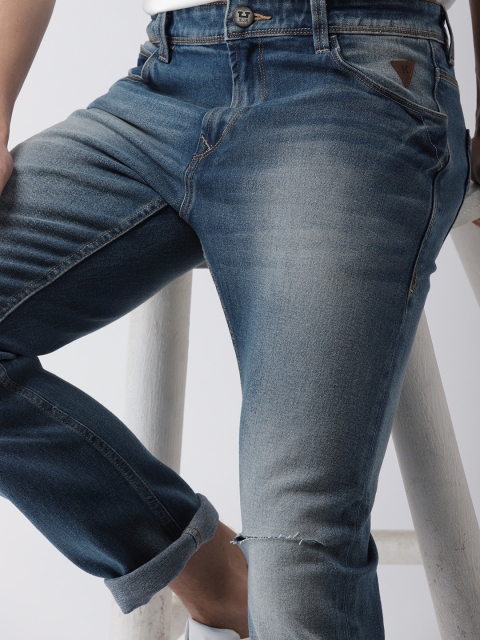 

Harvard Men Blue Slim Fit Mid-Rise Clean Look Stretchable Jeans