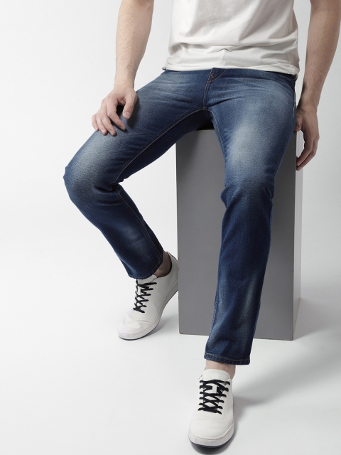 

Harvard Men Blue Slim Tapered Fit Mid-Rise Clean Look Jeans