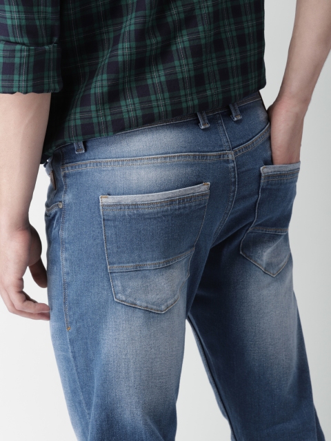 

Harvard Men Blue Slim Tapered Fit Mid-Rise Mildly Distressed Stretchable Jeans