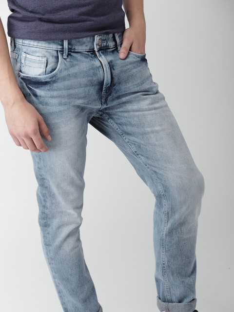 

Harvard Men Blue Slim Tapered Fit Mid-Rise Clean Look Stretchable Jeans