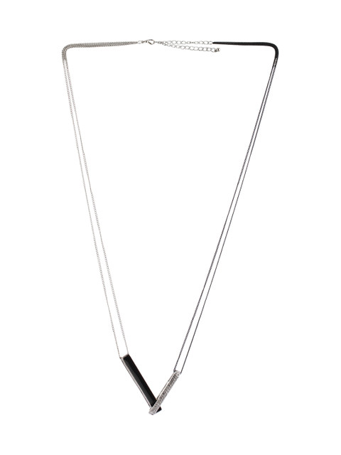

Kazo Black & Silver Metal Chain