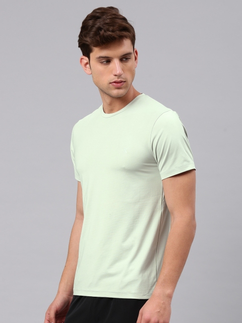 

HRX by Hrithik Roshan Men Green Solid Rapid-Dry T-shirt