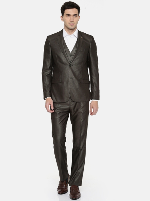 

Arrow Men Brown Tailored Fit Formal Suit