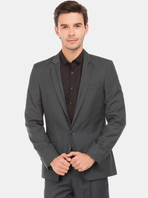 

Arrow New York Men Grey Solid Slim-Fit Single-Breasted Formal Suit