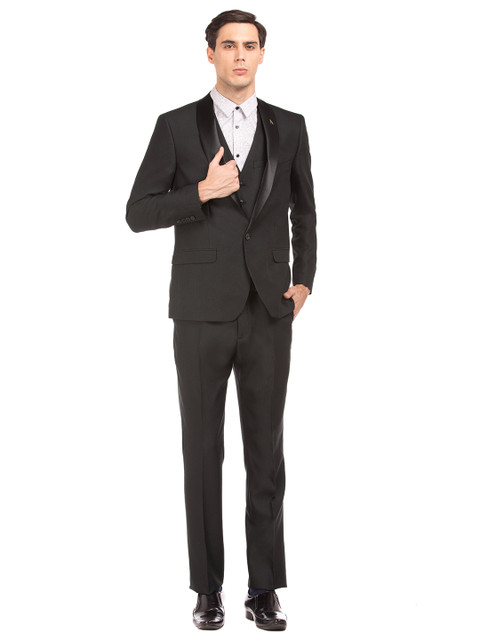 

Arrow Men Black Regular Fit Formal Suit