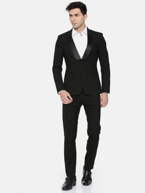 

Arrow New York Men Black Self-Design Zero Calorie Fit Formal Suit