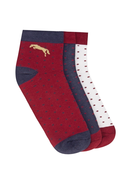 

JUMP USA Men Pack of 3 Ankle-Length Socks, White