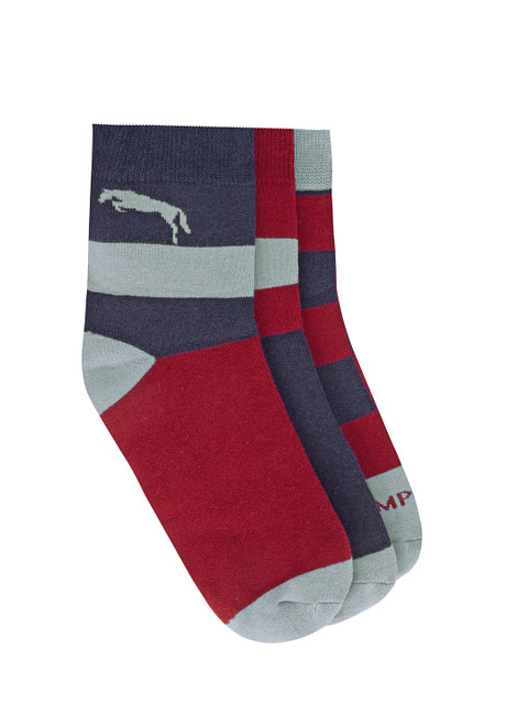 

JUMP USA Men Pack of 3 Ankle-Length Socks, Grey