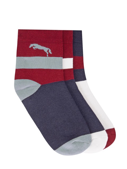 

JUMP USA Men Pack of 3 Ankle-Length Socks, White