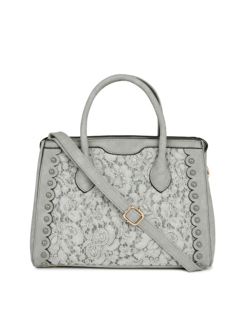 

CODE by Lifestyle Grey Textured Handheld Bag