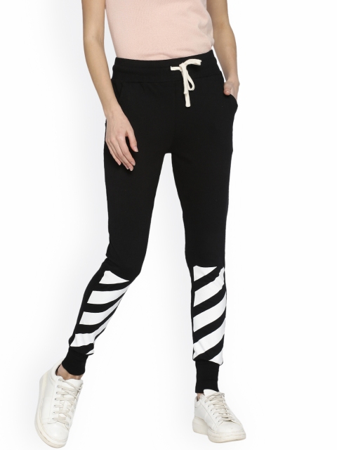 

Campus Sutra Black Joggers
