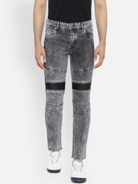 

CAMLA Men Charcoal Grey Regular Fit Mid-Rise Clean Look Stretchable Jeans
